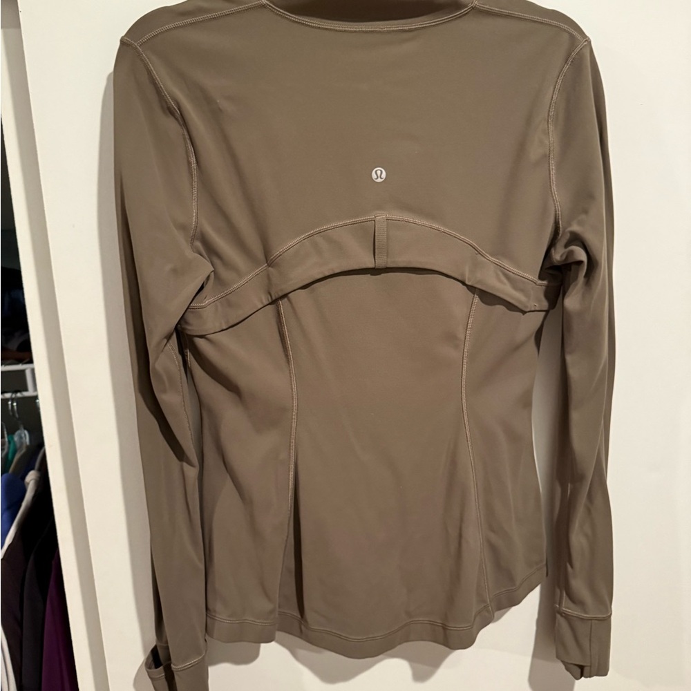Lululemon Define Jacket Nulu NOMAD Size 10 EUC Full Length - Picture 6 of 6